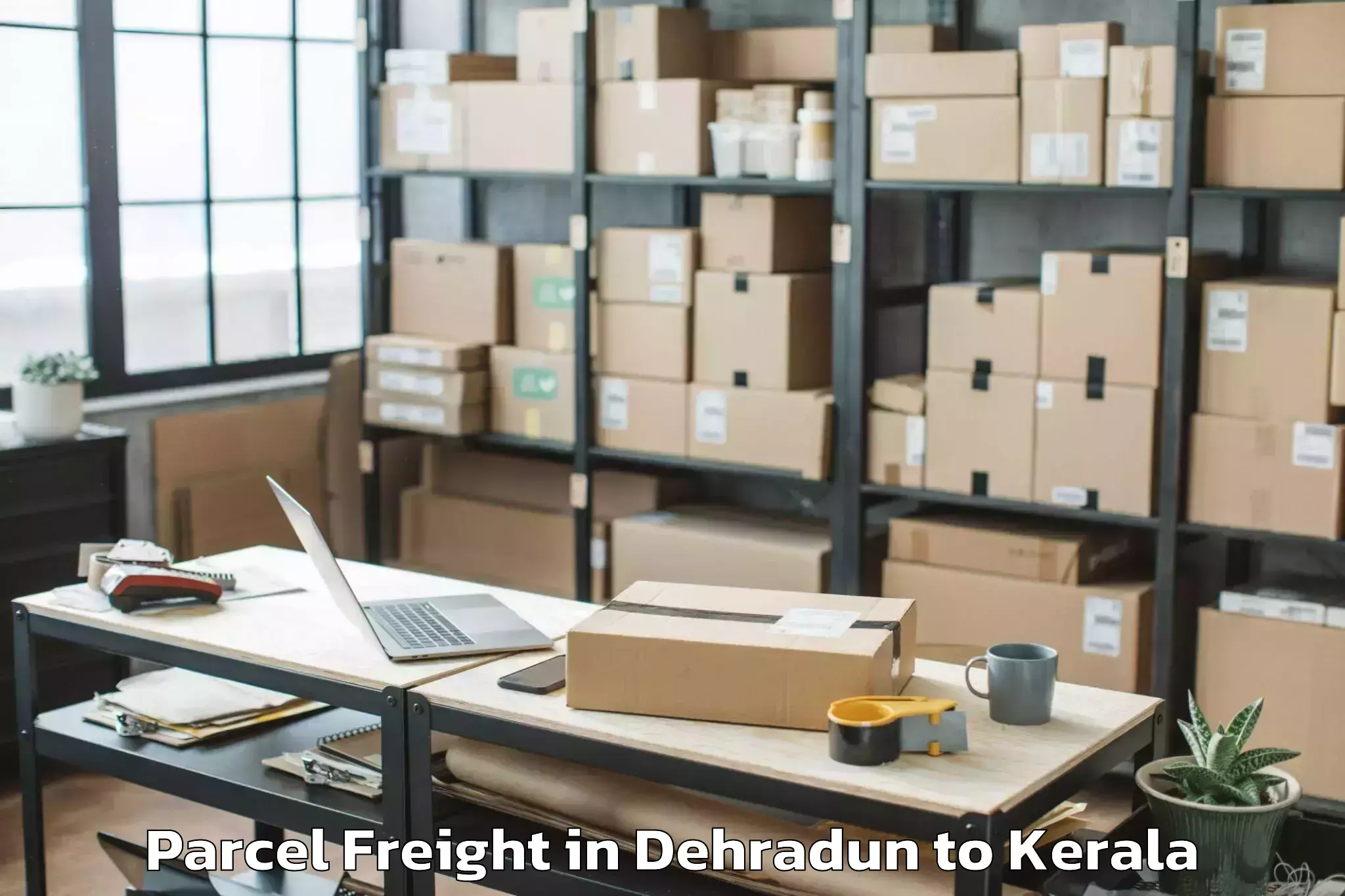 Trusted Dehradun to Anjumoorthy Parcel Freight